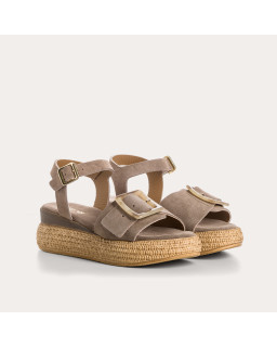 Yenari Suede Heeled Sandals | Reqins