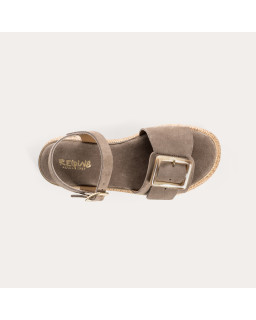 Yenari Suede Heeled Sandals | Reqins