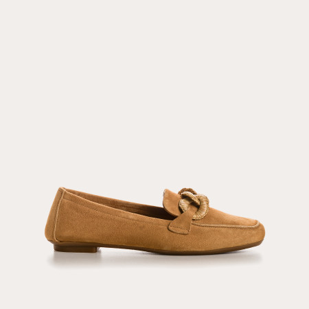 Hamaya suede loafers with buckles | Reqins