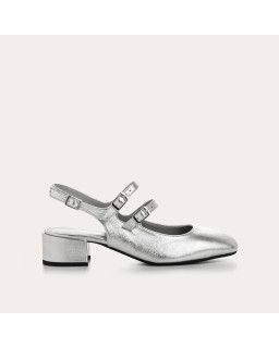 Babies slingbacks Rosewood dorées à double bride | Reqins