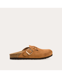 Medina buckled velvet leather Mules