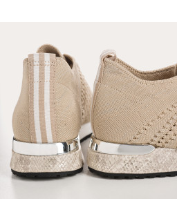 Sneakers Ines Crochet Lamé - Elegance