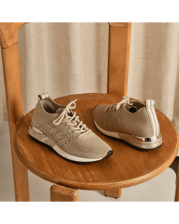 Sneakers Ines Crochet Lamé - Elegance