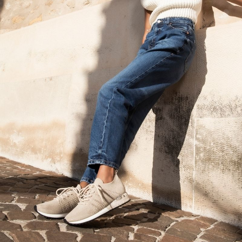 Sneakers Ines Crochet Lamé - Elegance