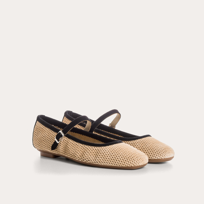 Babies Honor en cuir velours perforé | Reqins