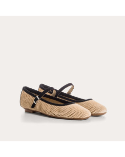 Mary Janes Honor in perforated suede