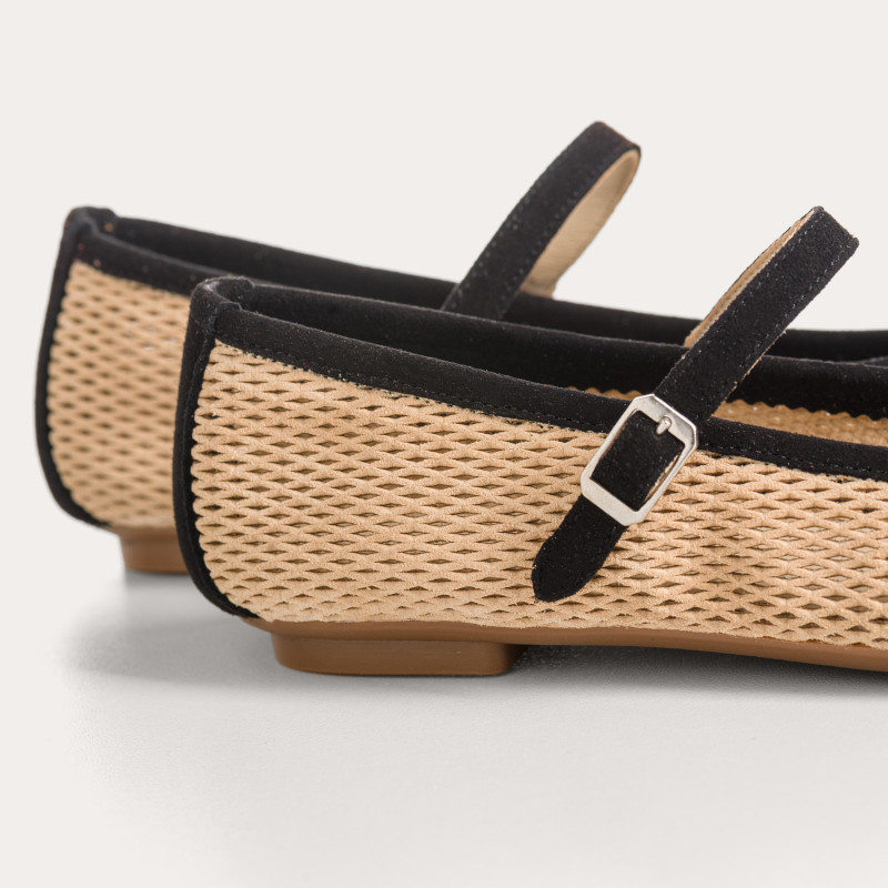 Babies Honor en cuir velours perforé | Reqins