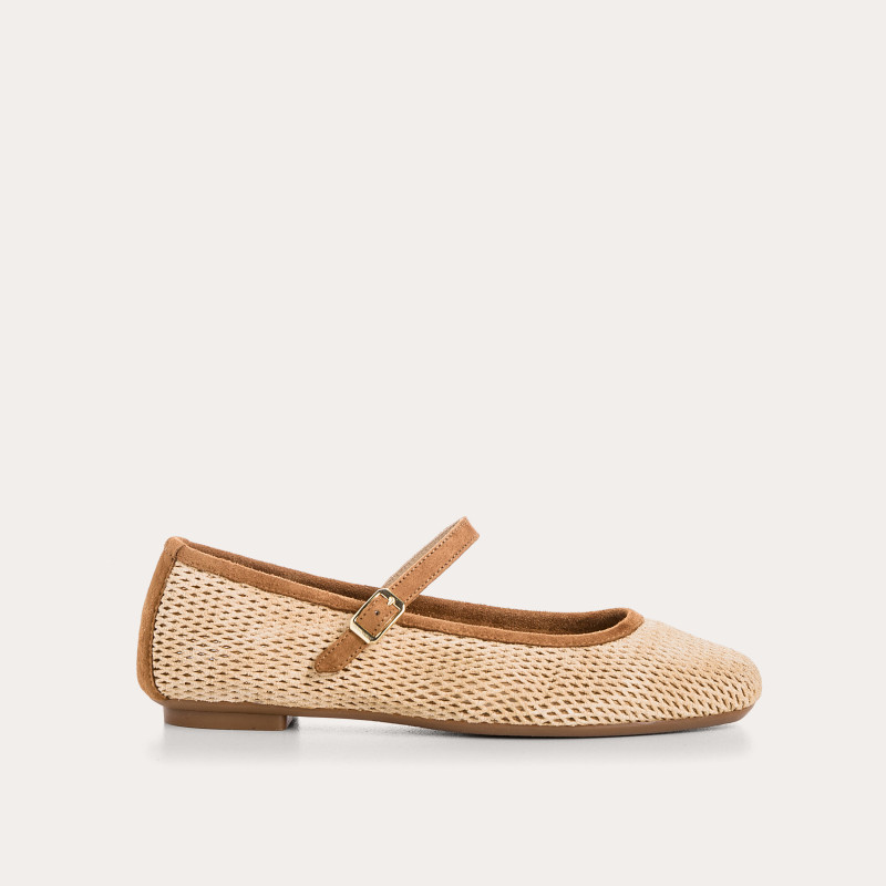 Mary Janes Honor in perforated suede