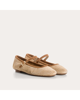Mary Janes Honor in perforated suede