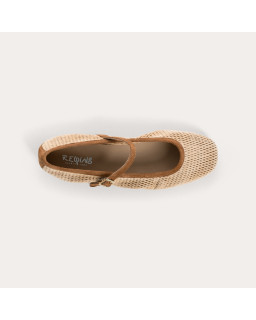 Honor Perforated Leather Mary Janes | Reqins