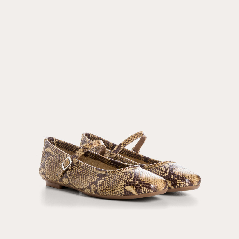 Babies Honor en Cuir Imprimé Python | Reqins