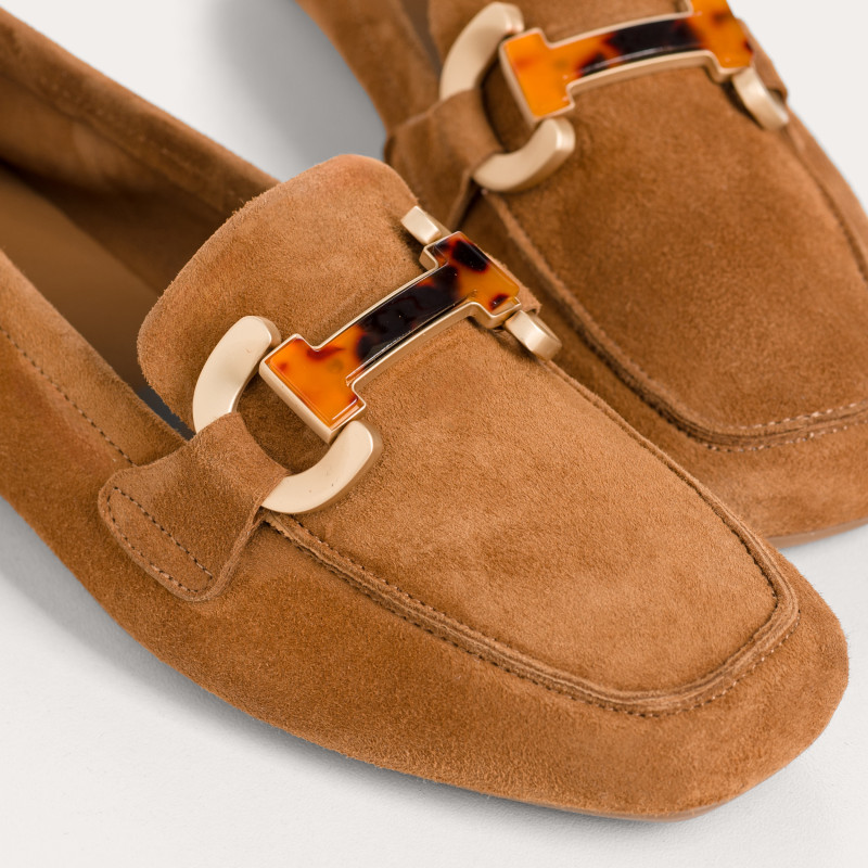 Hevano Velvet leather loafers