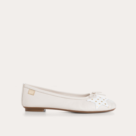 Hello Polka dot leather ballerinas | Playful chic | Reqins