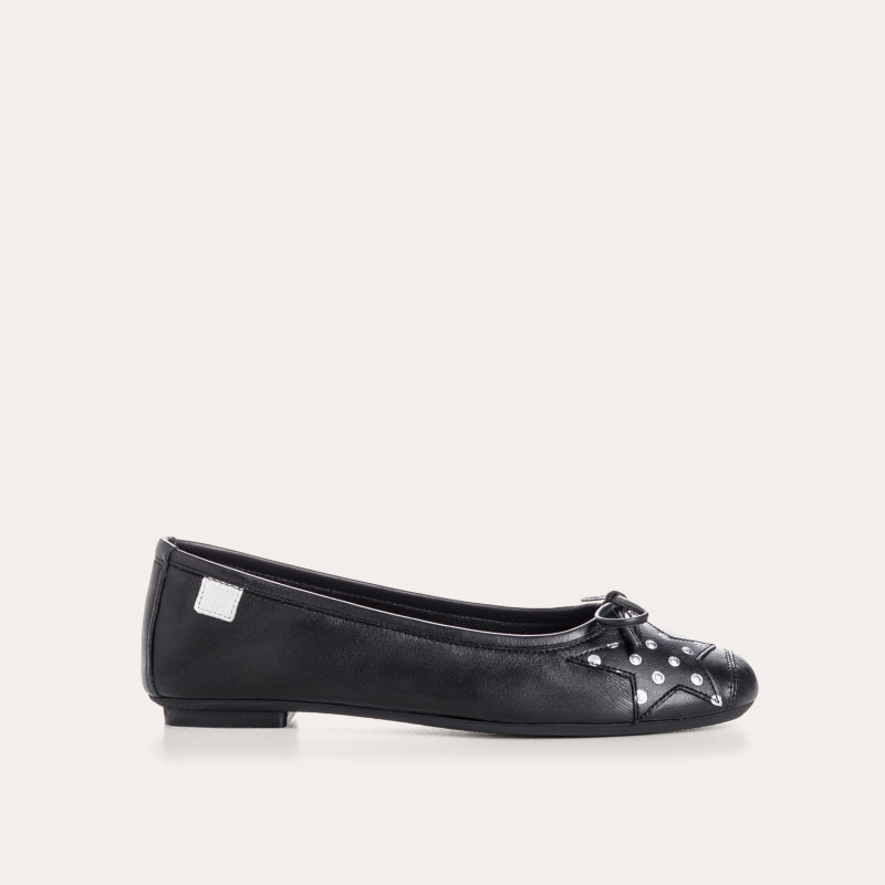 Hello Polka dot leather ballerinas | Playful chic | Reqins