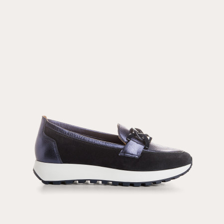 Mocassins Prianka Cuir Velours & Eclat - Chic | Reqins