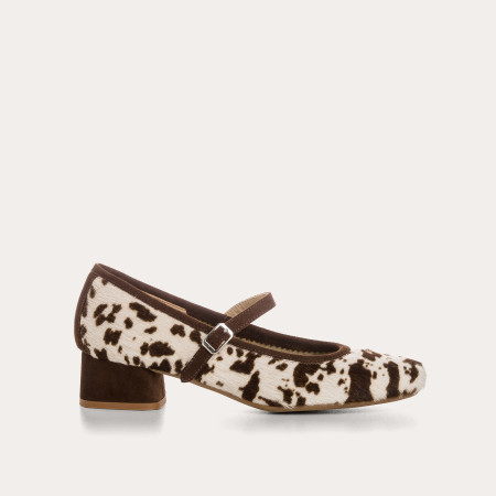 Kelly cow heeled Mary Janes | Reqins