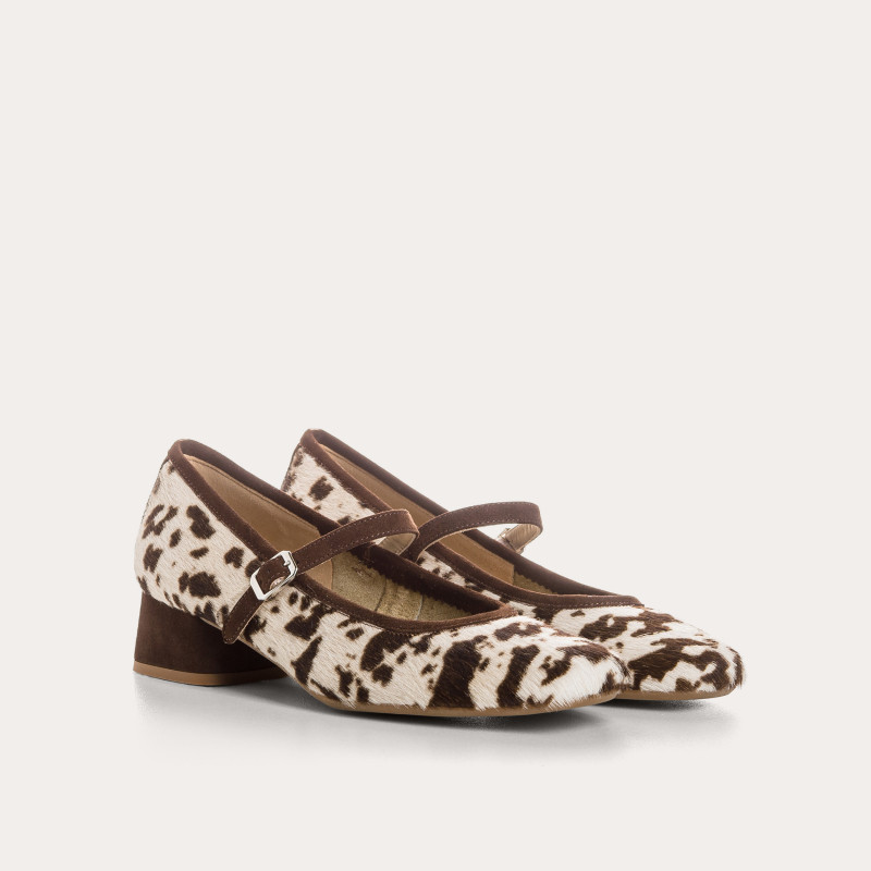 Kelly cow heeled Mary Janes | Reqins