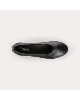 Clea Ballerinas in Smooth Leather With Round Toe | Reqins