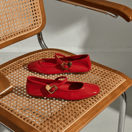 Hamor naplak leather ballerinas | Reqins