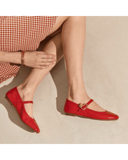 Hamor naplak leather ballerinas | Reqins