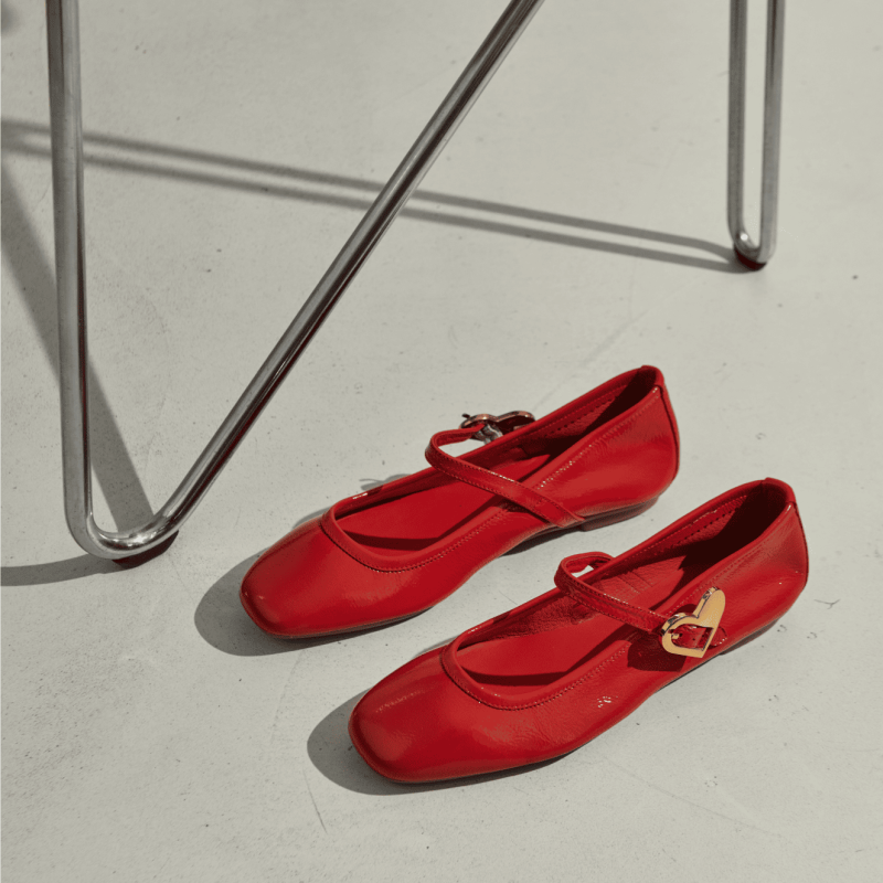 BALLERINES HAMOR EN VERNIS NAPLAK