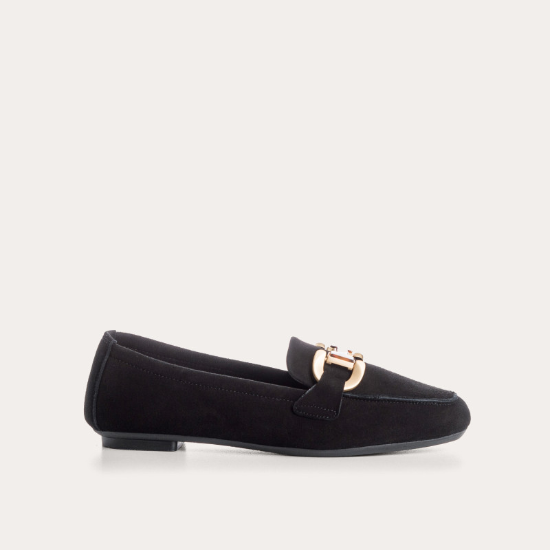 Hevano Velvet leather loafers