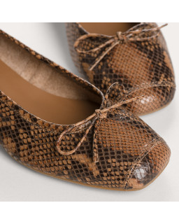 BALLERINES A TALONS KYRIEL PYTHON