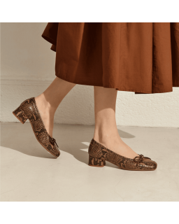 Ballerinas with Kyriel Python heels