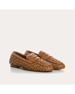 Kalou Leather Loafers with Leather Sole | Reqins