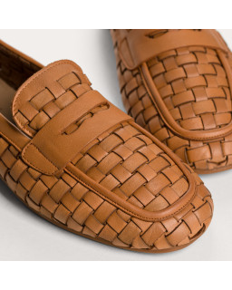 Kalou Moccasins in woven leather - Elegance & Comfort