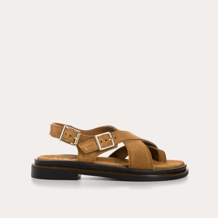 Laori Suede Sandals | Chic & Comfort | Reqins