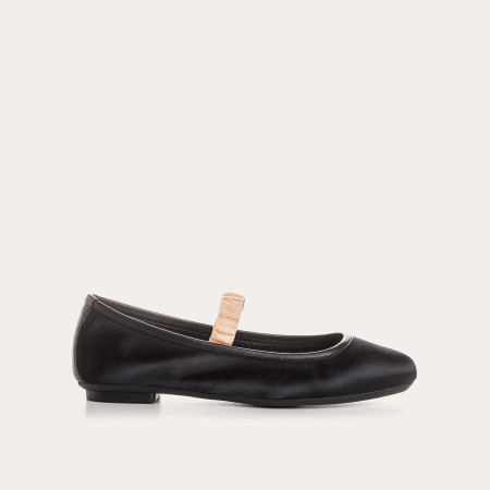 Ballerines Hally en satin | Reqins