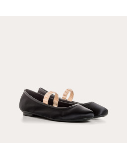 Ballerines Hally en satin | Reqins