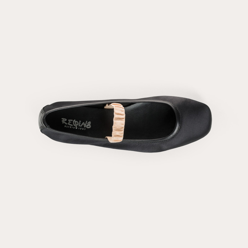Ballerines Hally en satin | Reqins