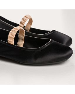 Ballerines Hally en satin | Reqins