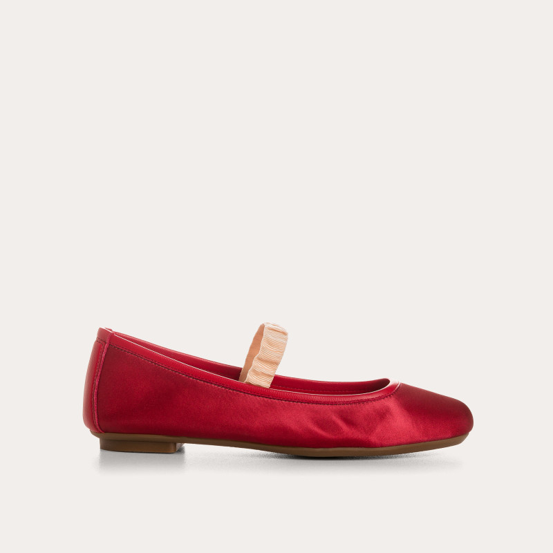 Ballerines Hally en satin | Reqins