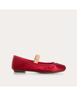 Ballerines Hally en satin | Reqins