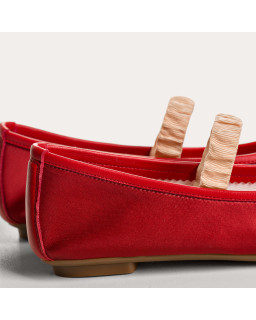 Ballerines Hally en satin | Reqins