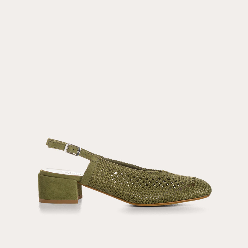 Slingbacks à talons Ravel en crochet ajouré | Reqins