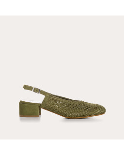 Slingbacks à talons Ravel en crochet ajouré | Reqins