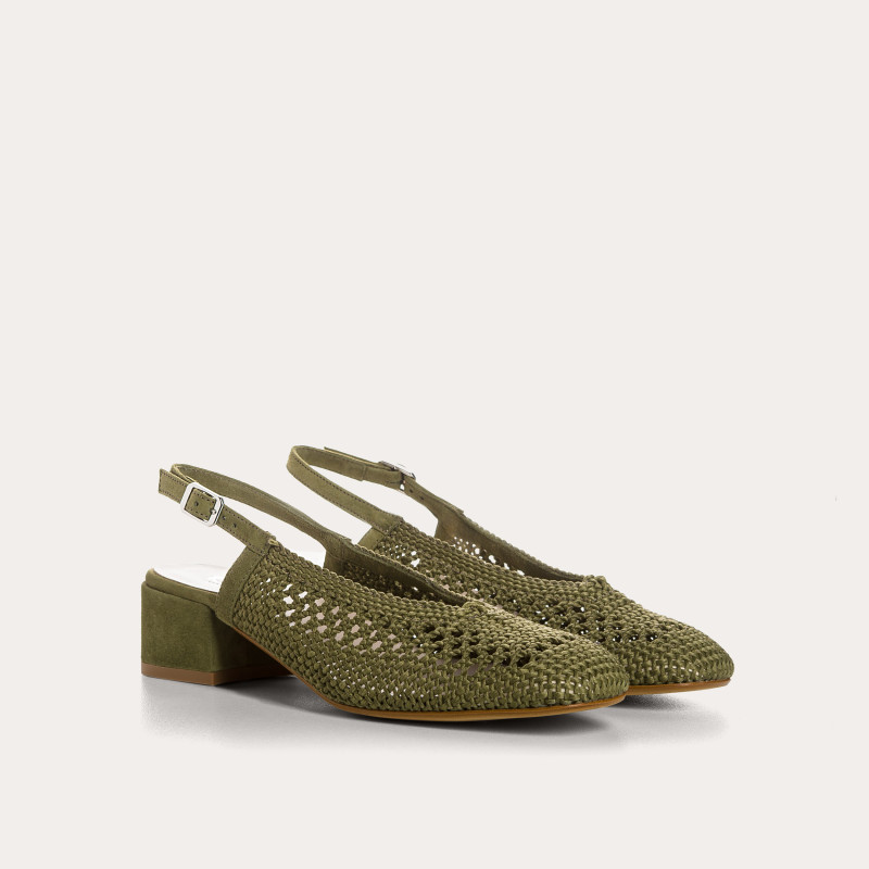 Ballerines slingbacks Ravel en crochet à talon | Reqins