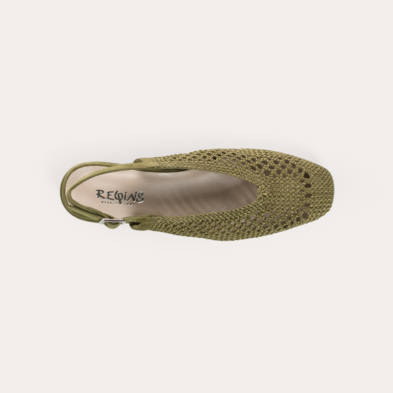 Ballerines slingbacks Ravel en crochet à talon | Reqins