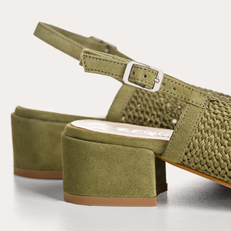 Ballerines slingbacks Ravel en crochet à talon | Reqins