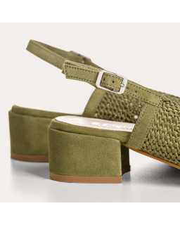 Ballerines slingbacks Ravel en crochet à talon | Reqins