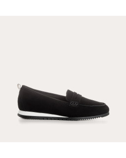 Barbados suede moccasins