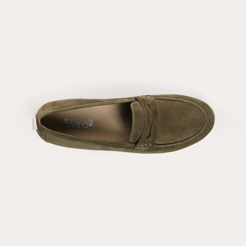 Barbados suede moccasins