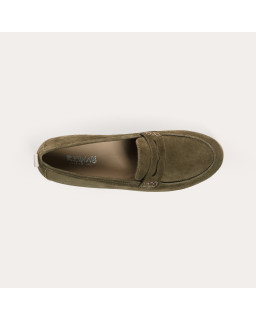 Barbados suede moccasins