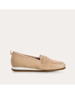 Barbados suede moccasins