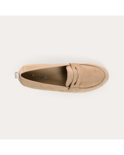Barbados suede moccasins