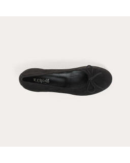 Sofia Suede heels ballerinas with knots